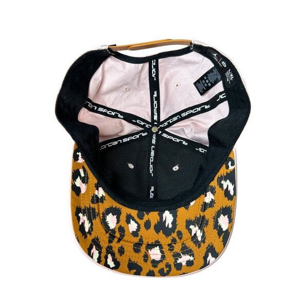 Jordan Golf Sport Hat Cap Dri-Fit Pink Women's L / XL Leopard Print Adjustable - Picture 6 of 8